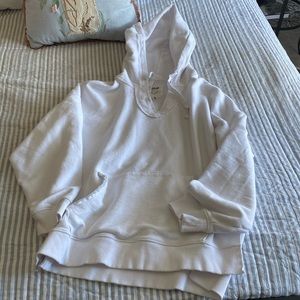 Aerie oversized v neck hoodie